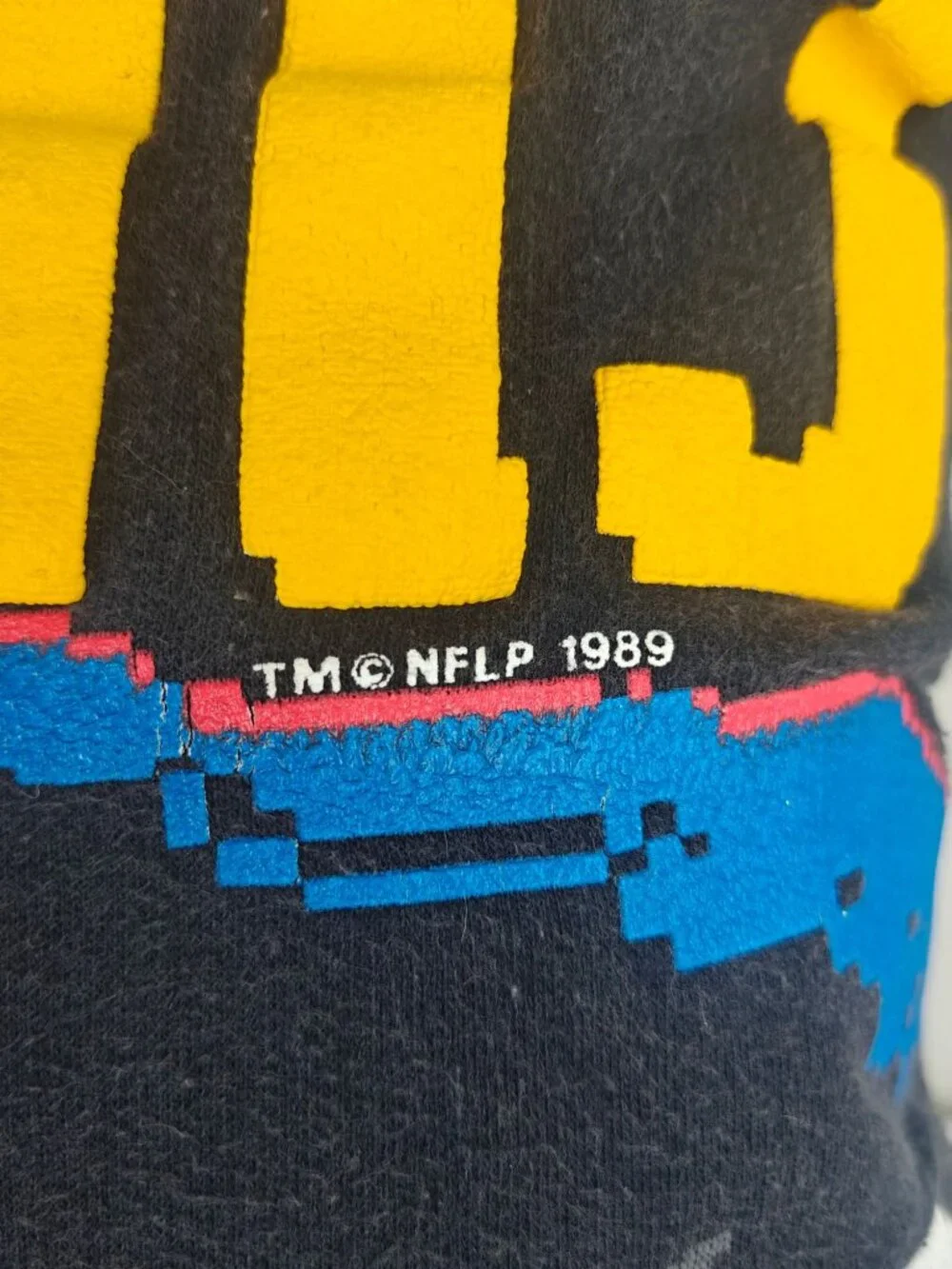 Vintage NFLP Pittsburgh Steelers Throw Pillow1989 Retro Video Game Style Graphic